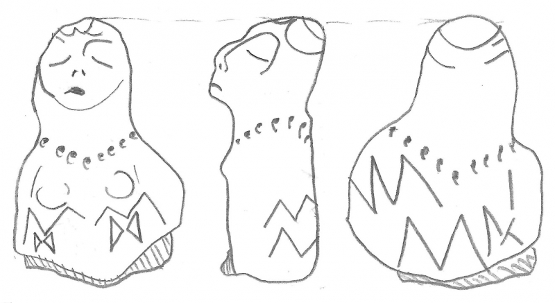 Fig. 11 — Statuette néolithique. 5300 avant notre ère.