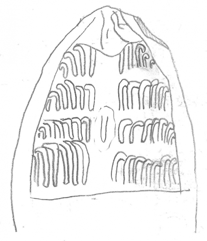 Fig. 12 — An Daol Varchant [La table des marchands]. 3500-3000 avant notre ère.